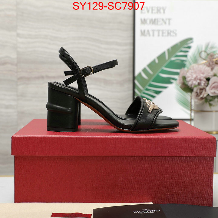 Women Shoes-Valentino designer high replica ID: SC7907 $: 129USD