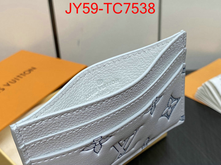 LV Bags(TOP)-Wallet best like ID: TC7538 $: 59USD,