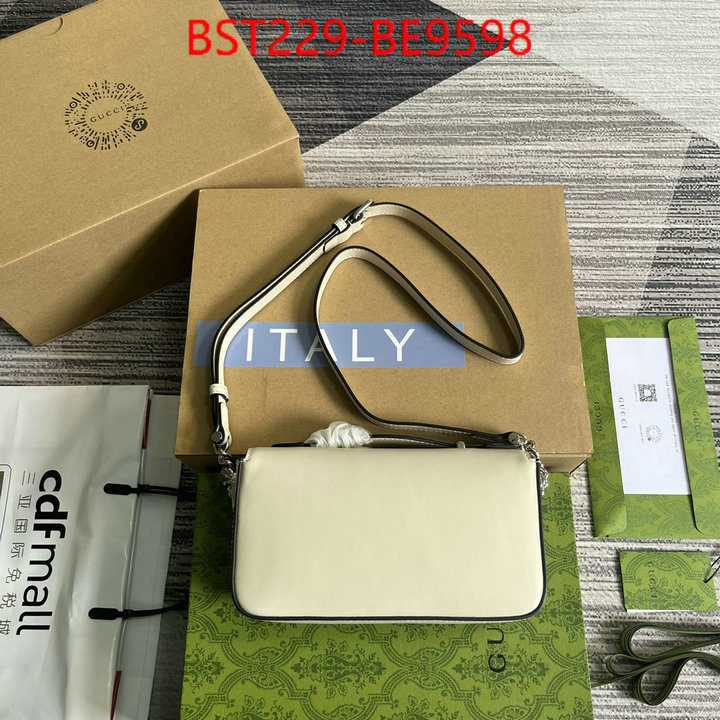 Gucci Bags(TOP)-Crossbody- buy top high quality replica ID: BE9598 $: 229USD,