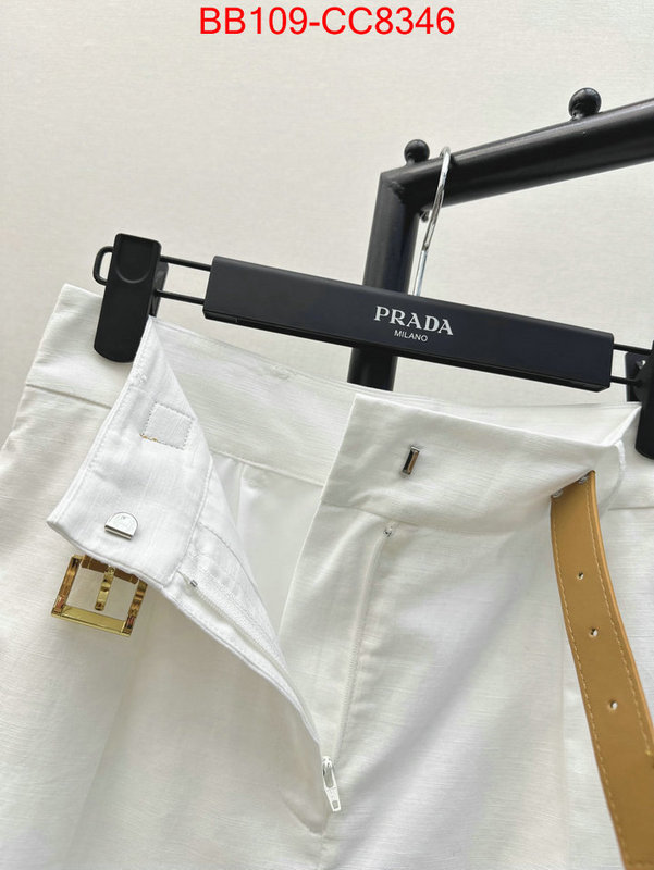 Clothing-Prada top quality designer replica ID: CC8346 $: 109USD