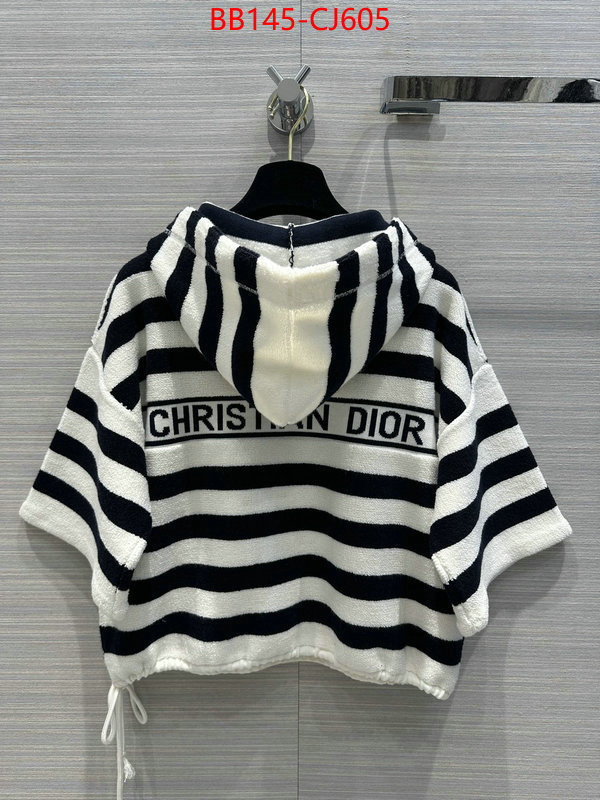 Clothing-Dior 2024 aaaaa replica 1st copy ID: CJ605 $: 145USD