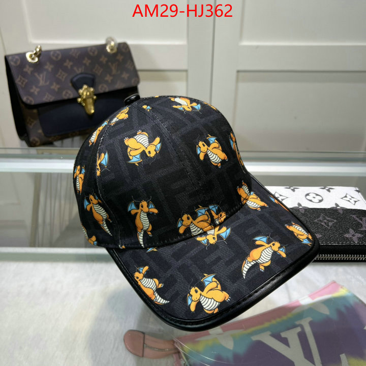 Cap(Hat)-Fendi best quality fake ID: HJ362 $: 29USD