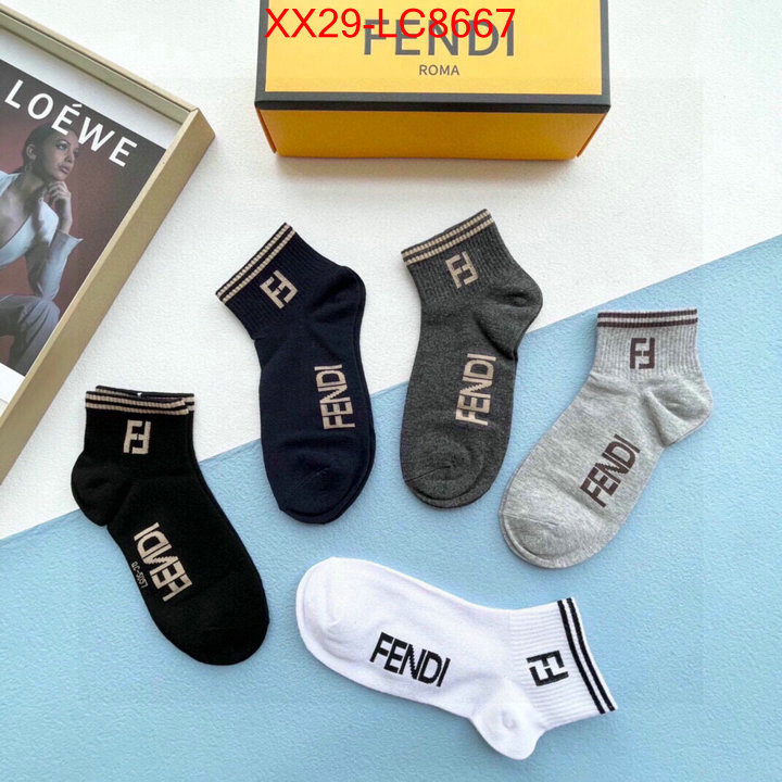 Sock-Fendi shop now ID: LC8667 $: 29USD