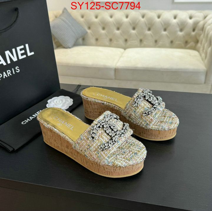 Women Shoes-Chanel brand designer replica ID: SC7794 $: 125USD