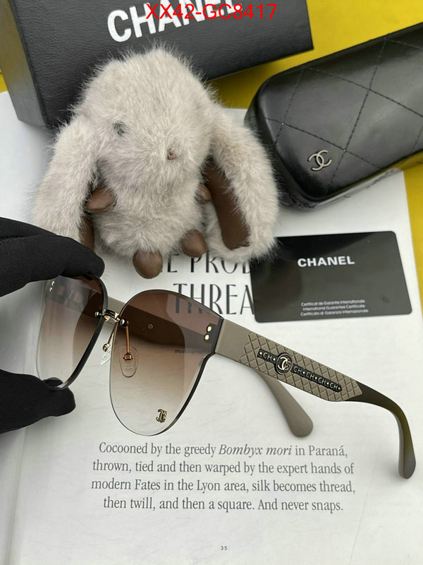 Glasses-Chanel replica 1:1 ID: GC8417 $: 42USD