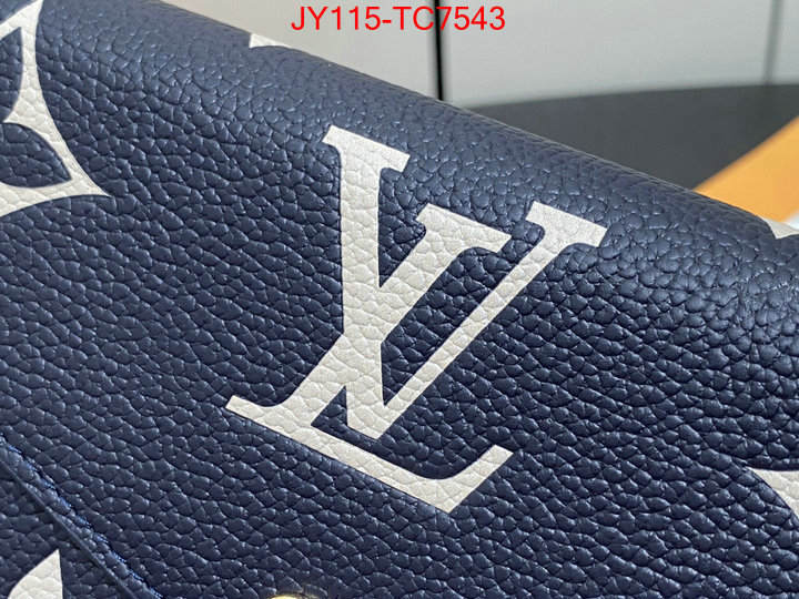 LV Bags(TOP)-Wallet designer ID: TC7543 $: 115USD,
