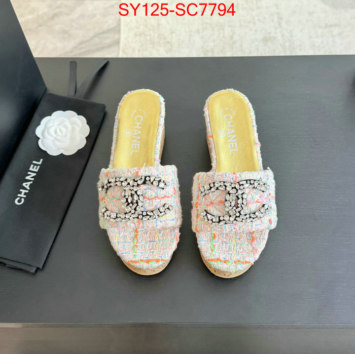 Women Shoes-Chanel brand designer replica ID: SC7794 $: 125USD