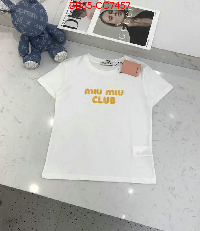 Clothing-MIU MIU replica wholesale ID: CC7457 $: 85USD