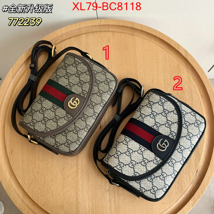 Gucci Bags(4A)-Crossbody- top brands like ID: BC8118 $: 79USD,