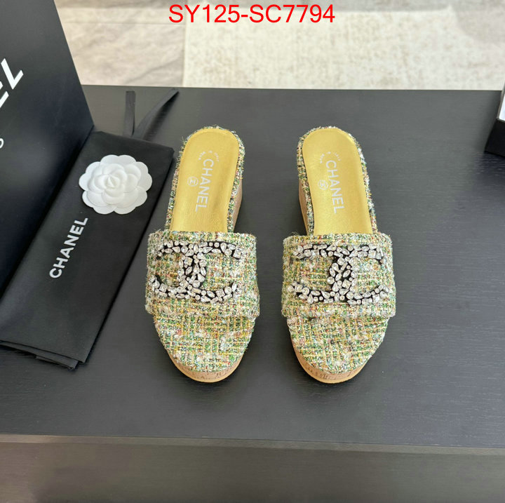 Women Shoes-Chanel brand designer replica ID: SC7794 $: 125USD