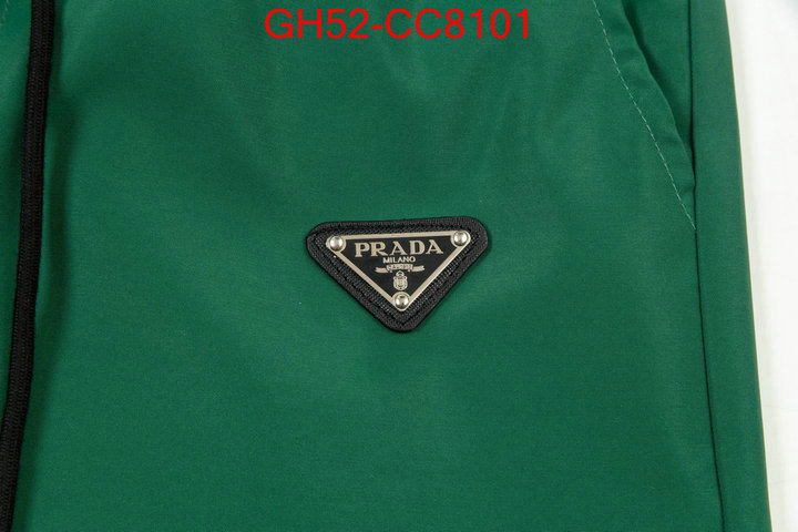 Clothing-Prada outlet sale store ID: CC8101 $: 52USD