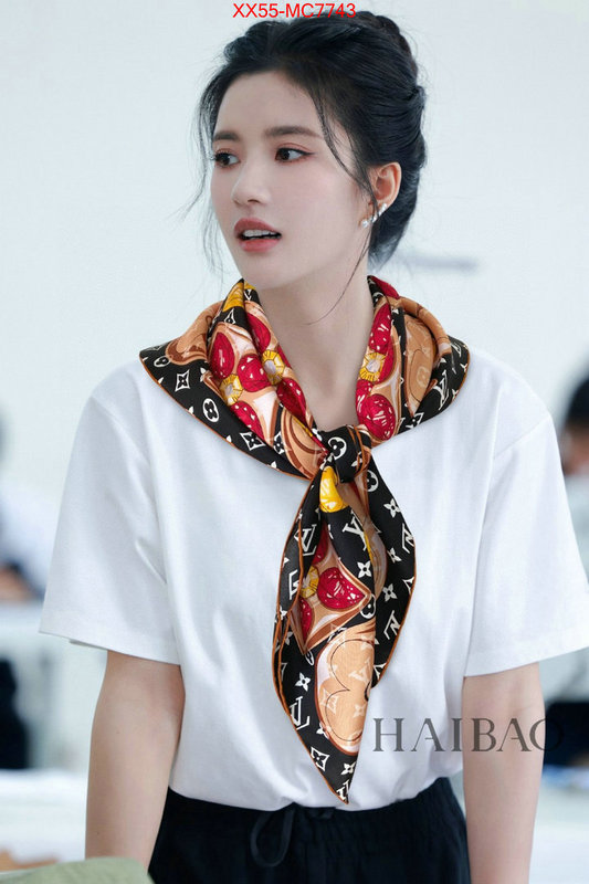 Scarf-LV perfect quality designer replica ID: MC7743 $: 55USD