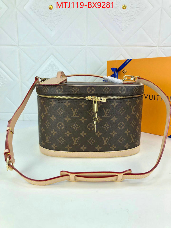 LV Bags(4A)-Vanity Bag- 2024 replica ID: BX9281 $: 119USD,