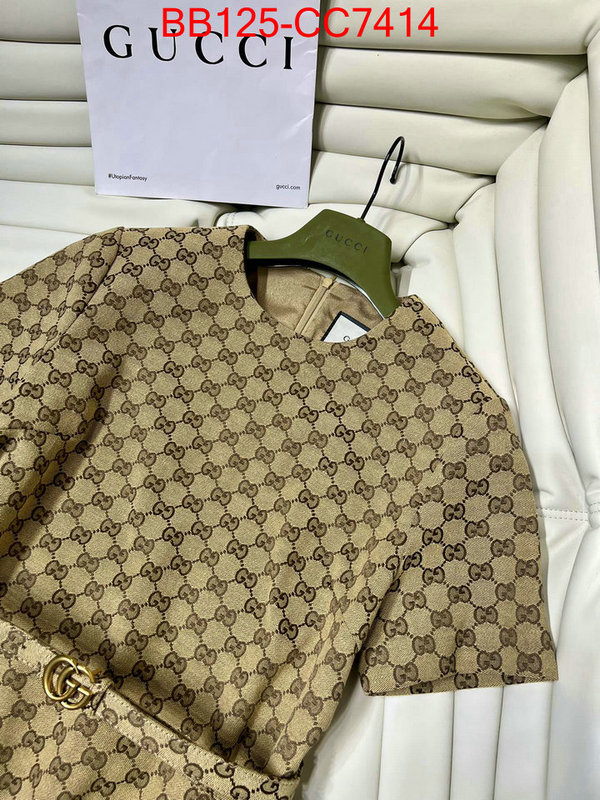 Clothing-Gucci store ID: CC7414 $: 125USD