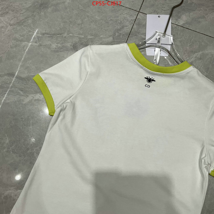 Clothing-Dior designer high replica ID: CJ817 $: 55USD