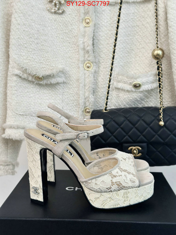 Women Shoes-Chanel buy top high quality replica ID: SC7797 $: 129USD