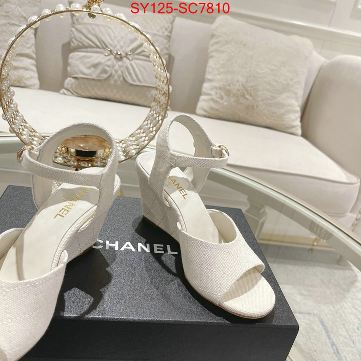 Women Shoes-Chanel sell online ID: SC7810 $: 125USD