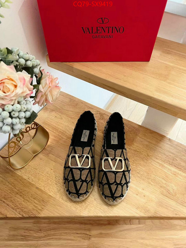 Women Shoes-Valentino aaaaa replica designer ID: SX9419 $: 79USD