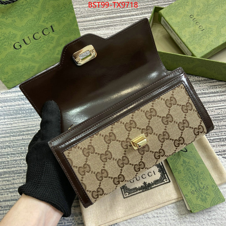 Gucci Bags(TOP)-Wallet- replica aaaaa+ designer ID: TX9718 $: 99USD,