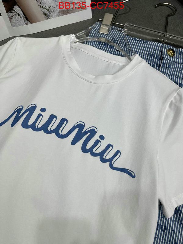 Clothing-MIU MIU shop designer replica ID: CC7455 $: 135USD