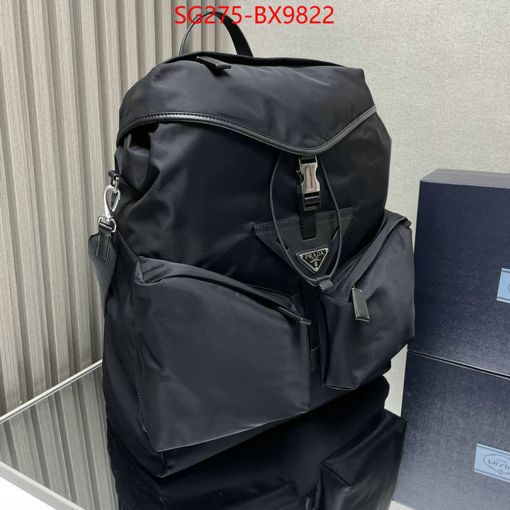 Prada Bags(TOP)-Backpack- are you looking for ID: BX9822 $: 275USD,