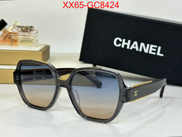 Glasses-Chanel shop cheap high quality 1:1 replica ID: GC8424 $: 65USD