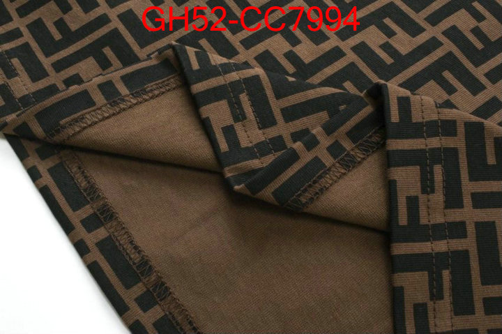 Clothing-Fendi brand designer replica ID: CC7994 $: 52USD