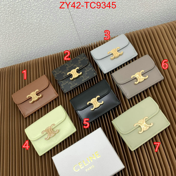 CELINE Bags(4A)-Wallet what is a counter quality ID: TC9345 $: 42USD,