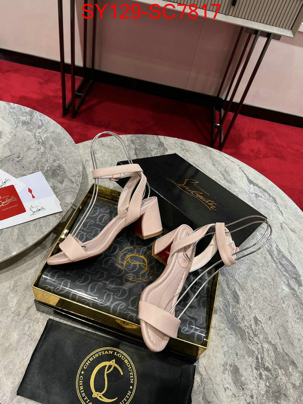 Women Shoes-Christian Louboutin top 1:1 replica ID: SC7817 $: 129USD