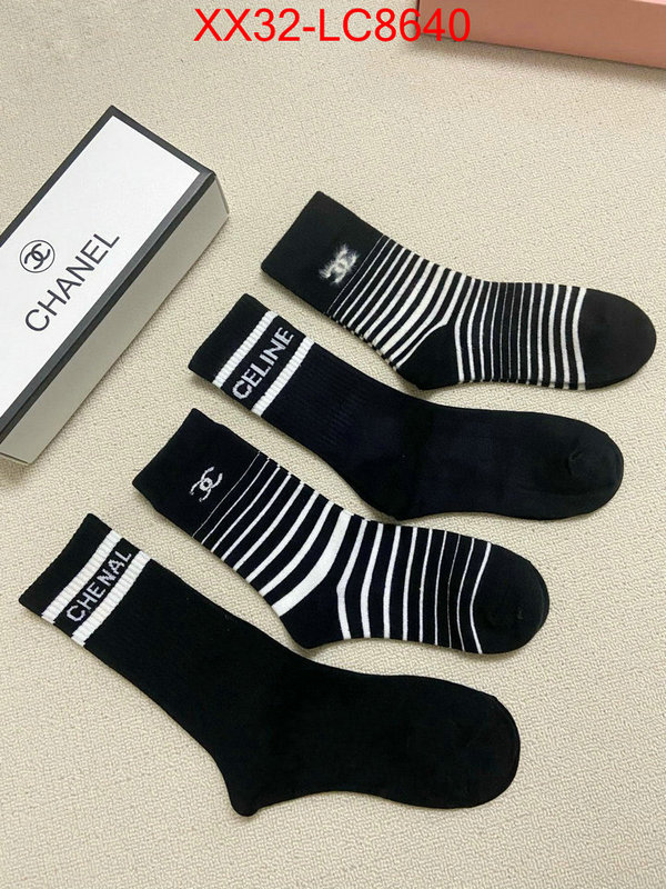 Sock-Chanel replica for cheap ID: LC8640 $: 32USD