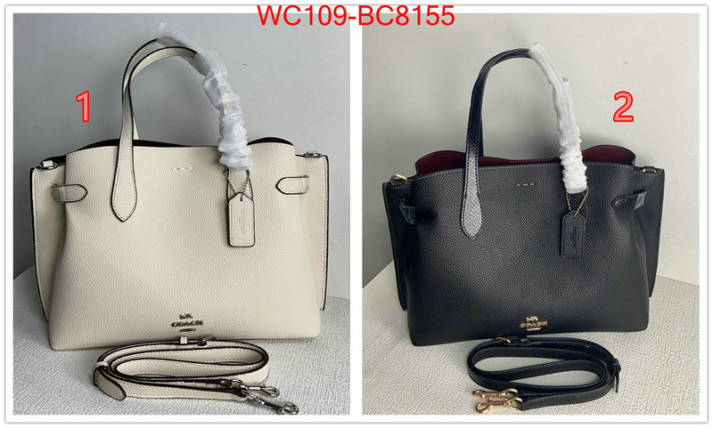 Coach Bags(4A)-Handbag- unsurpassed quality ID: BC8155 $: 109USD,