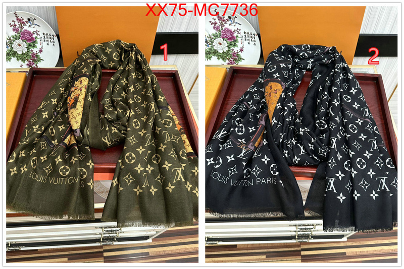 Scarf-LV 2024 aaaaa replica 1st copy ID: MC7736 $: 75USD