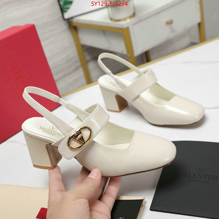 Women Shoes-Valentino replica shop ID: SJ1234 $: 129USD