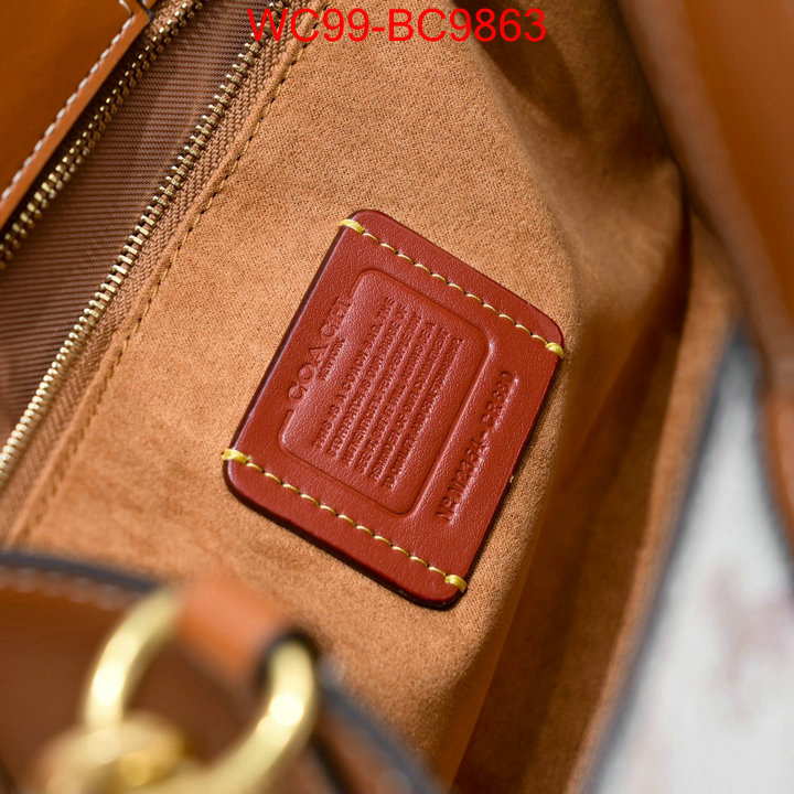 Coach Bags(4A)-Handbag- practical and versatile replica designer ID: BC9863 $: 99USD,