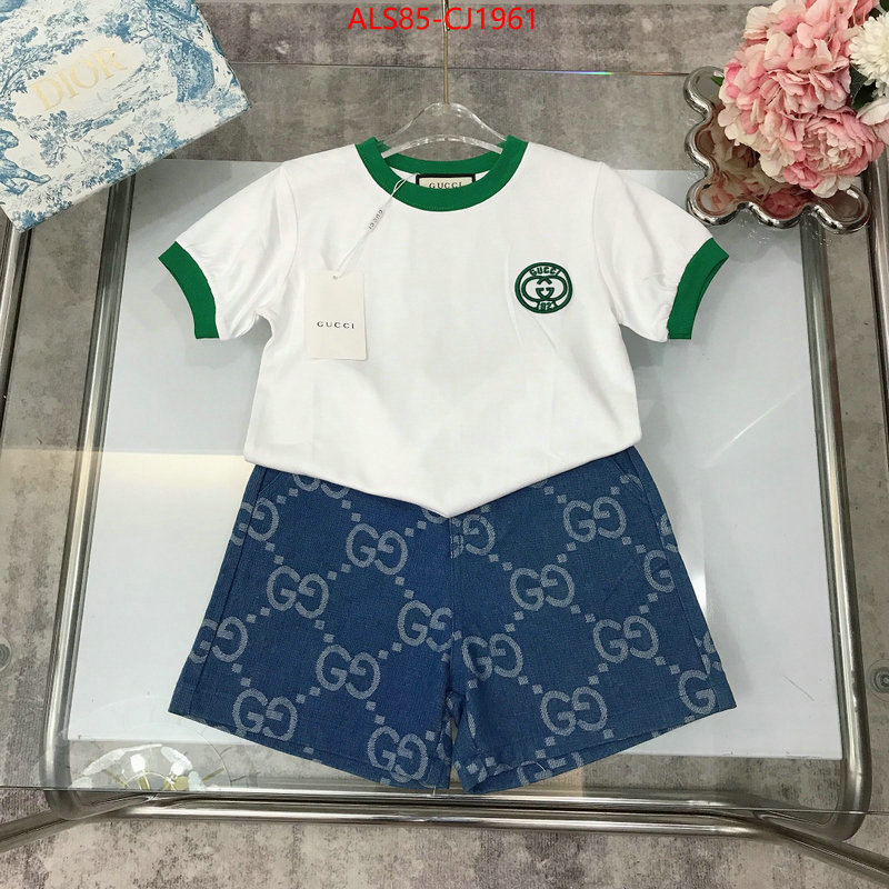 Kids clothing-Gucci luxury fake ID: CJ1961 $: 85USD