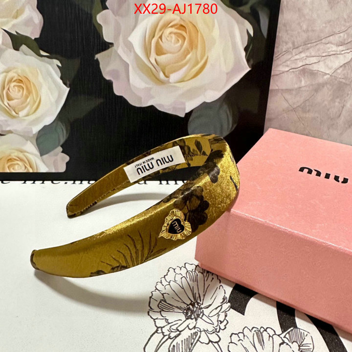 Hair band-MIU MIU where to buy fakes ID: AJ1780 $: 29USD