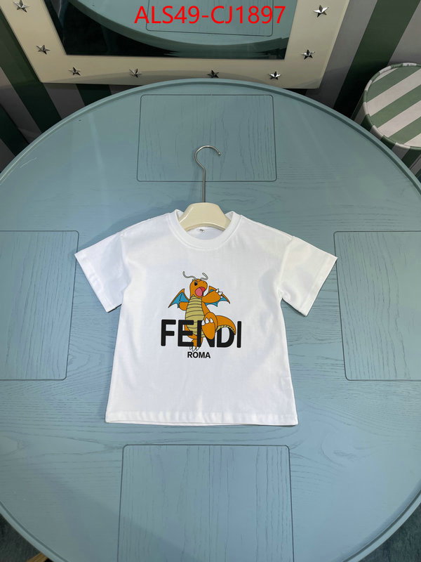 Kids clothing-Fendi aaaaa quality replica ID: CJ1897 $: 49USD