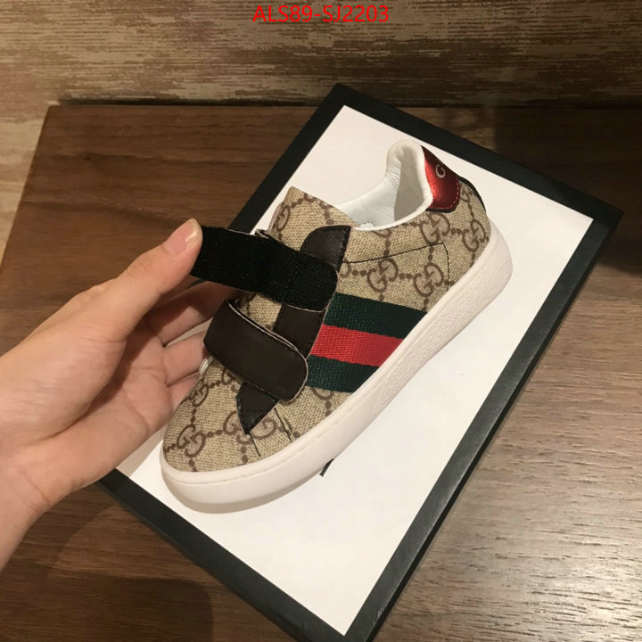 Kids shoes-Gucci top 1:1 replica ID: SJ2203 $: 89USD