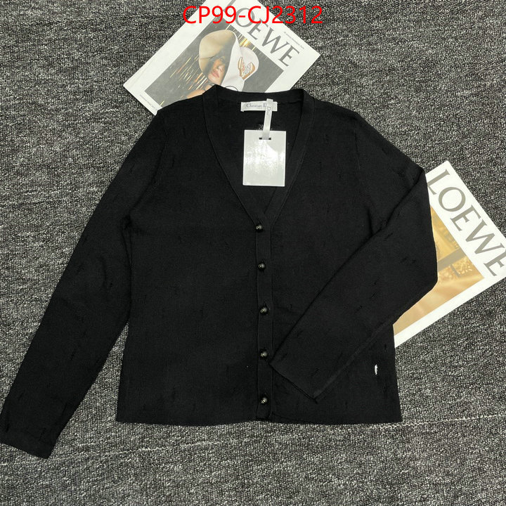 Clothing-Dior best luxury replica ID: CJ2312 $: 99USD