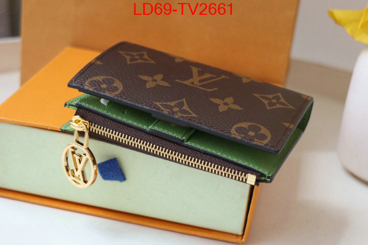 LV Bags(TOP)-Wallet high quality customize ID: TV2661 $: 69USD,