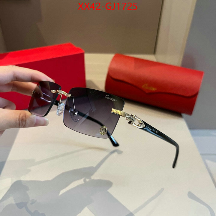 Glasses-Cartier best quality designer ID: GJ1725 $: 42USD