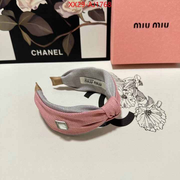 Hair band-MIU MIU shop designer ID: AJ1768 $: 29USD