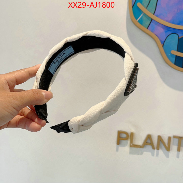 Hair band-Prada high quality customize ID: AJ1800 $: 29USD