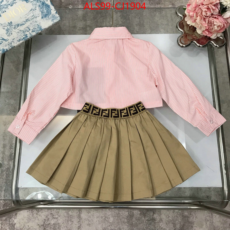 Kids clothing-Fendi 2024 replica wholesale cheap sales online ID: CJ1904 $: 99USD