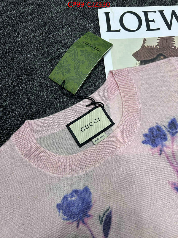 Clothing-Gucci best quality replica ID: CJ2330 $: 99USD