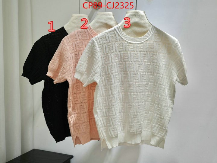 Clothing-Fendi cheap wholesale ID: CJ2325 $: 89USD