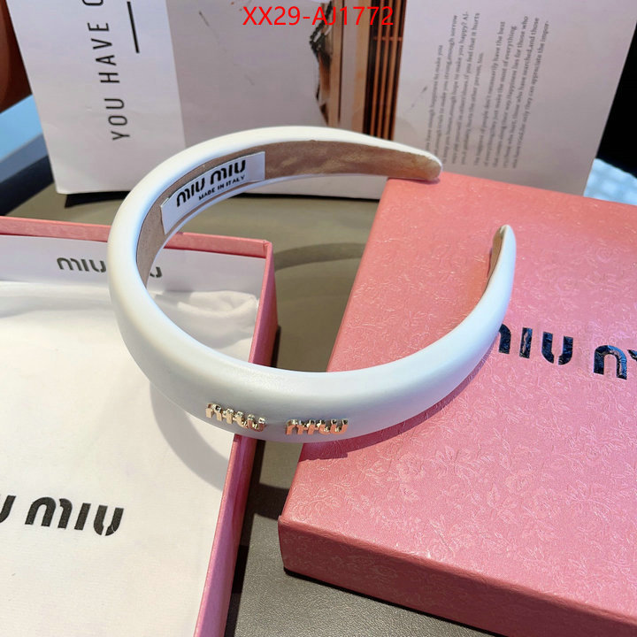 Hair band-MIU MIU the best quality replica ID: AJ1772 $: 29USD