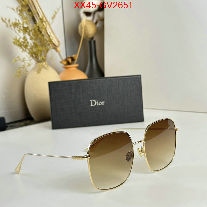 Glasses-Dior where quality designer replica ID: GV2651 $: 45USD