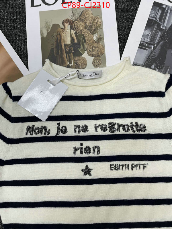 Clothing-Dior cheap online best designer ID: CJ2310 $: 89USD