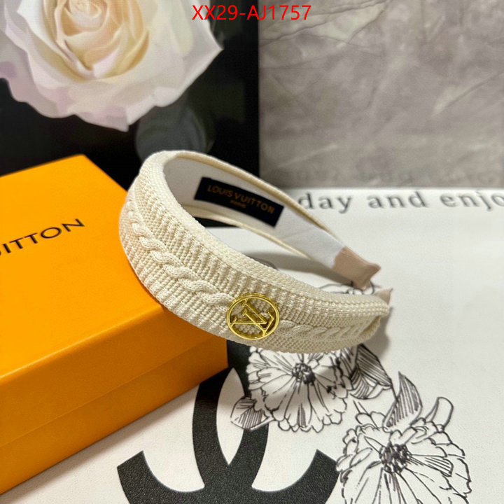 Hair band-LV designer wholesale replica ID: AJ1757 $: 29USD